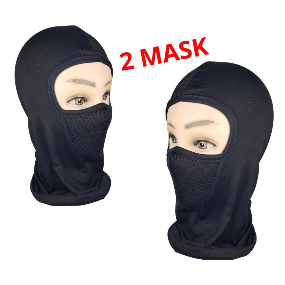 2 FOR $15.00 Black Winter Ski Face Mask Hat